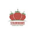 Emblem of strawberries