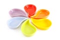 Colorful empty bowl in funny shape
