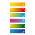 Colorful empty button set