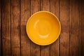 Colorful empty plate on grungy background table Royalty Free Stock Photo