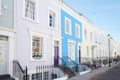 Colorful English houses facades in London Royalty Free Stock Photo