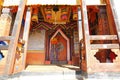 Colorful Changri Monastery Entrance, Bhutan Royalty Free Stock Photo