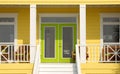 Colorful entrance to a Pensacola Florida home