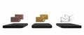 Colorful Envelope icon isolated on white background. Received message concept. New, email incoming message, sms. Mail