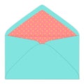 Colorful envelope, vintage style