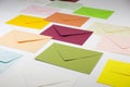 Colorful envelopes