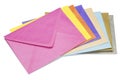 Colorful envelopes