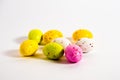 Colorful Ester eggs in a cup Royalty Free Stock Photo