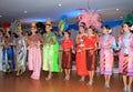 A colorful evening show of transvestites in the garden of Madame Nong Nooch.