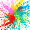 Colorful explosion for design banners, invitations and greeting cards. Color burst on white background. Abstract