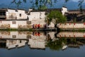 Colorful exterior of small historic village in China