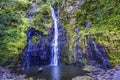 Colorful Faarumai Waterfalls Mountain Tahiti Island