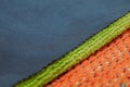 Colorful fabric close-up Royalty Free Stock Photo