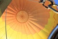 Colorful fabric dome of Hot Air Balloon Royalty Free Stock Photo