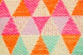 Colorful Fabric pattern background Royalty Free Stock Photo