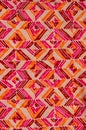 Colorful fabric pattern Royalty Free Stock Photo