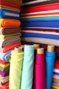 Colorful fabrics