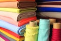 Colorful fabrics Royalty Free Stock Photo