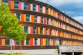 Colorful facade Federal Environment Agency in Dessau