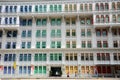 Colorful facade of the Old Hill Street Police Station in Singapore Royalty Free Stock Photo