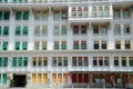 Colorful facade of the Old Hill Street Police Station in Singapore Royalty Free Stock Photo