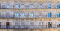 Colorful facade at Plaza Mayor at Salamanca, Spain Royalty Free Stock Photo