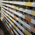 Colorful Facade of a Public Housing Apartment Block In Singapore