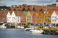 Colorful facades of Bergen's landmark, Bryggen - Norway