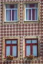 Colorful facades of old houses in Porto, Portugal. Porto is one Royalty Free Stock Photo