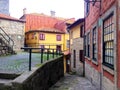 Colorful facades of old houses in Porto, Portugal Royalty Free Stock Photo