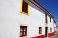 colorful facades at south of Portugal