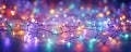 colorful fairy light background AI generated