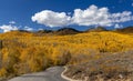 Colorful fall foliage at Wasatch mountain state park in Utah Royalty Free Stock Photo