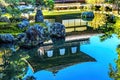 Colorful Fall Water Reflection Ginkakuji Silver Pavilion Temple Kyoto Japan Royalty Free Stock Photo