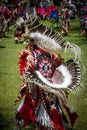 Colorful Fancy Dancer at a Powwow