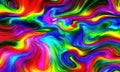 Colorful fantasy, contrasting colors, interesting shapes, patterns, generated by artificial intelligence