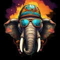 Colorful Fantasy Realism: The Powerful Symbolism Of An Elephant In Glasses