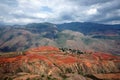 Colorful farmland in dongchuan of china Royalty Free Stock Photo