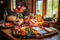 Farm-to-Table Feast Royalty Free Stock Photo