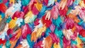 Colorful Feather Pattern Abstract Art Background Royalty Free Stock Photo