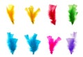 Colorful feathers