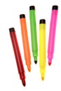 Colorful Felt Tip pens Royalty Free Stock Photo