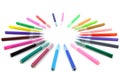 Colorful felt tip pens Royalty Free Stock Photo
