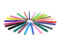 Colorful felt tip pens Royalty Free Stock Photo
