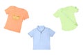 Colorful female shirts