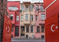 The colorful Fener district, Istanbul. Turkey