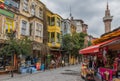 The colorful Fener district, Istanbul. Turkey Royalty Free Stock Photo