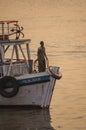 Colorful ferries near the Gateway to India Royalty Free Stock Photo