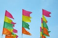 Colorful Festival flags Royalty Free Stock Photo