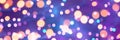 Colorful Festive abstract Background with bokeh lights Royalty Free Stock Photo